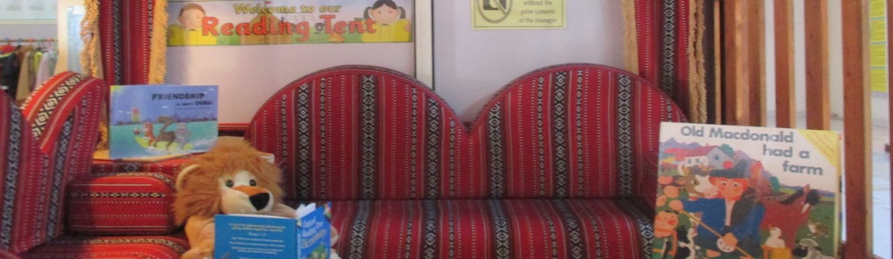 At Little Pandas - Reading Tent...