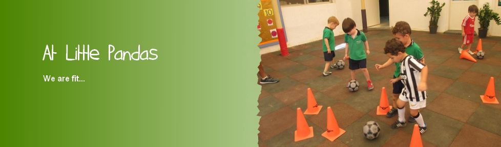 At Little Pandas - We are Fit...